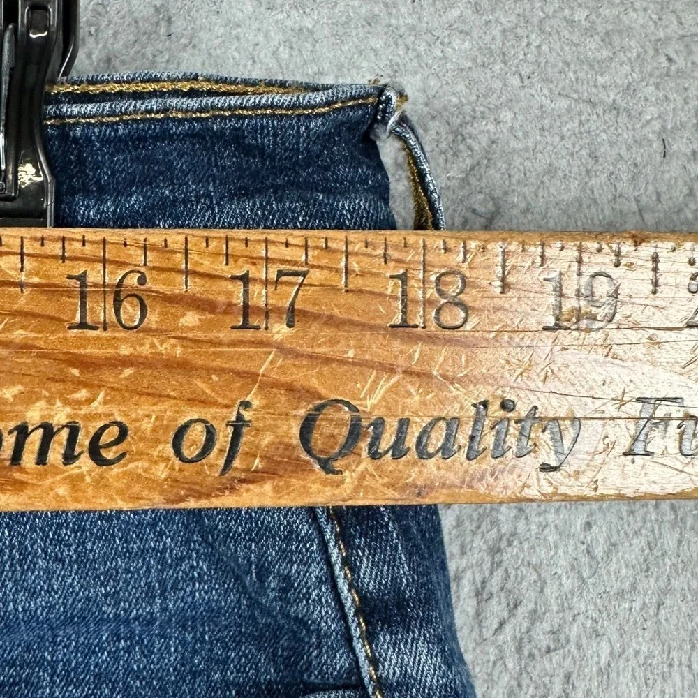 Lucky Brand 412 Jeans Mens 36X30 Blue Athletic Slim Distressed Denim Stretch
